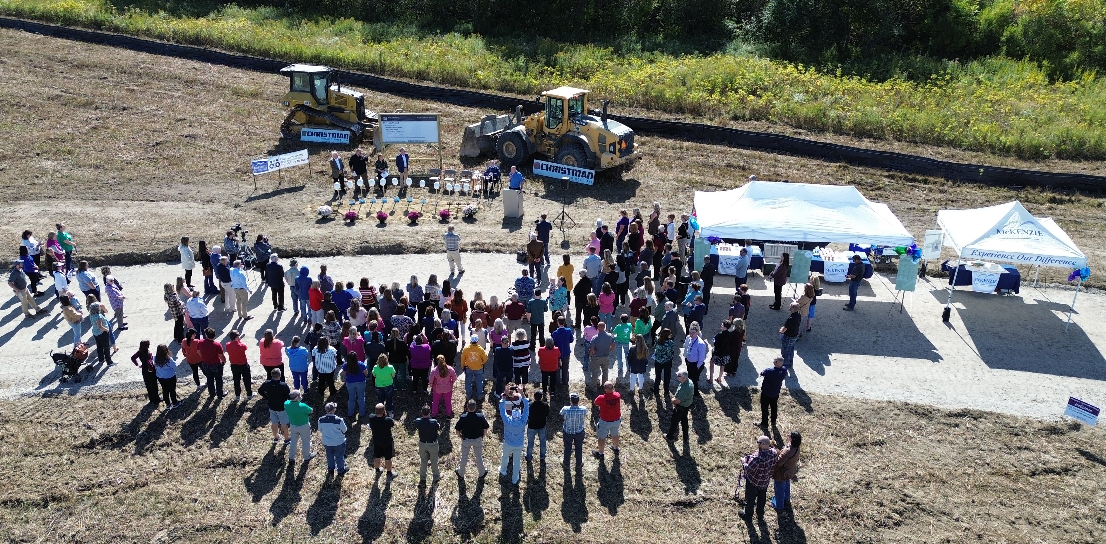Mc Kenzie Groundbreaking Aerial View